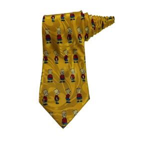 Good City The Simpsons Bart Simpson Cartoon Vintage Novelty Necktie